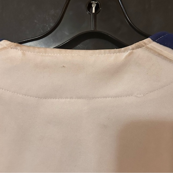 Southpole White Baseball Jersey with Red and Blue Stripes - Picture 7 of 8